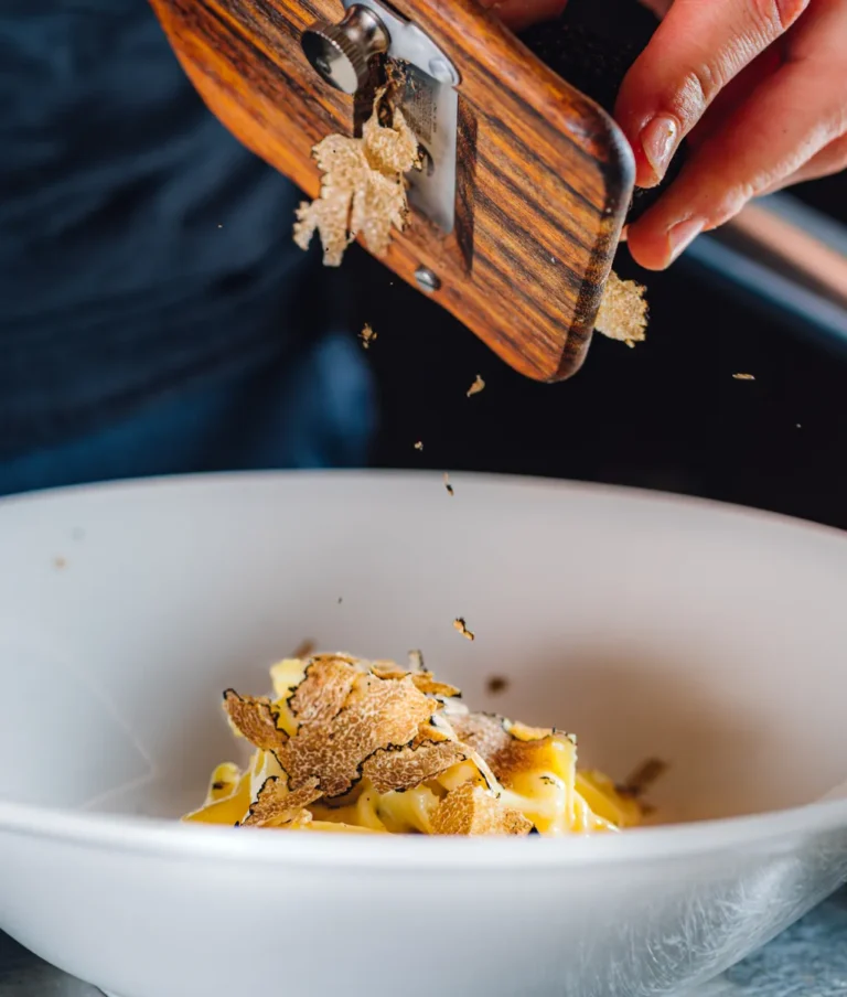Dish in restaurant Capra